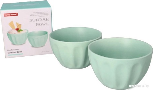 Набор пиал Danny Home KW01-8 (2 шт, салатовый)