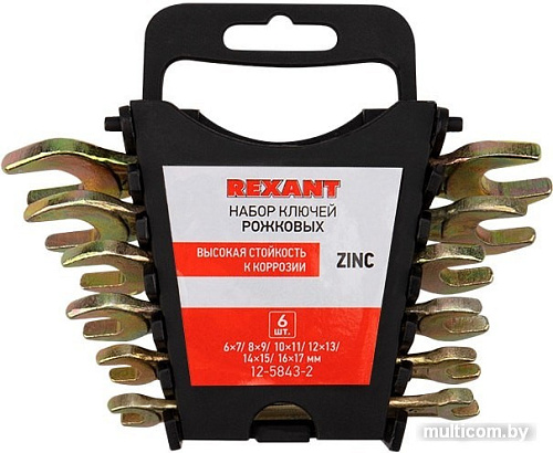 Набор ключей Rexant 12-5843-2 (6 предметов)