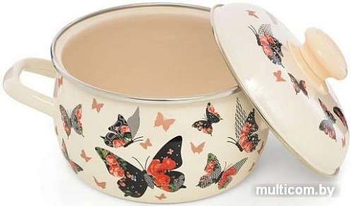 Кастрюля Эстет Бабочки ЭТ-72932
