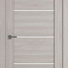 Межкомнатная дверь Atum Pro Х27 60x200 (stone oak, стекло white cloud)