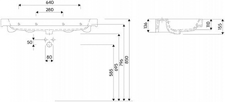 Умывальник Kolo Modo Reflex 100x48.5 [L31900900]