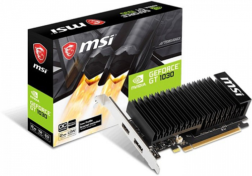 Видеокарта MSI GeForce GT 1030 LP OC 2GB DDR4