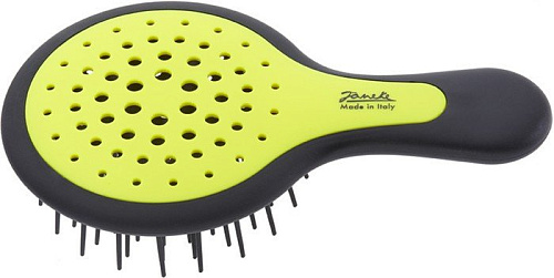 Расческа Janeke Superbrush Mini 71SP220NERYFL (черный/желтый)