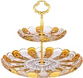 Этажерка для фруктов Lefard Gold Glass 195-161