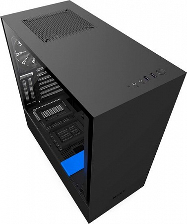 Корпус NZXT H500i CA-H500W-BL (черный/синий)