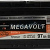 Автомобильный аккумулятор Megavolt 12V +R (97 А·ч)