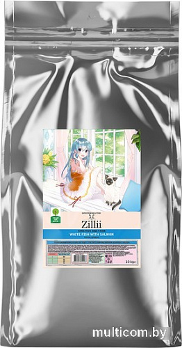 Сухой корм для кошек Zillii Sensitive Digestion белая рыба 10 кг