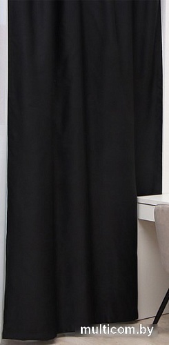 Штора Этель 10339924 2.7x3 м (черный, 1 шт)