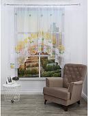 Штора Amore Mio RR G 18 3x1.7 (белый/желтый)