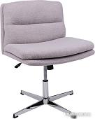 Офисное кресло AksHome Andre (букле, светло-серый CM2023-8/хром)