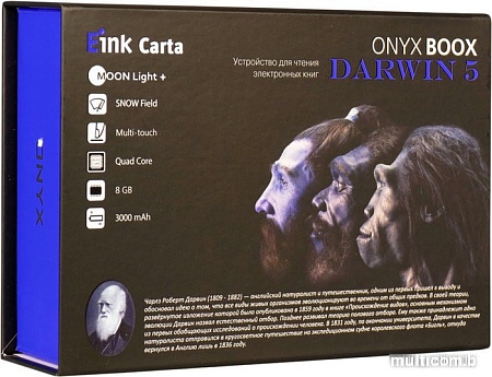 Электронная книга Onyx BOOX Darwin 5 (серый)