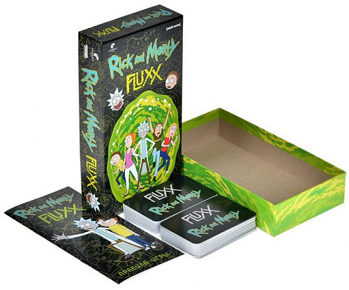 Карточная игра Мир Хобби Fluxx. Рик и Морти
