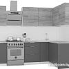 Готовая кухня Интермебель Микс Топ-24 1.9x1.52м прав (белый премиум-дуб крафт зол-венато)