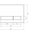 Панель смыва Axus 097HDW