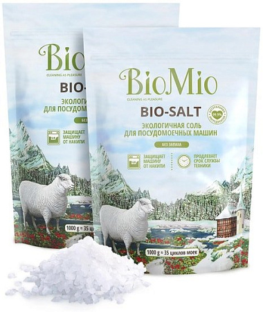 Соль для посудомоечной машины BioMio Bio-salt Экологичная 1 кг