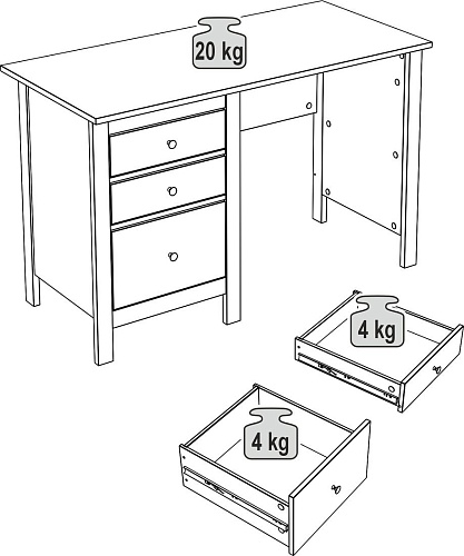Офисный стол Mio Tesoro Сага 120x56 2.08.06.160.6 (темно-бирюзовый)