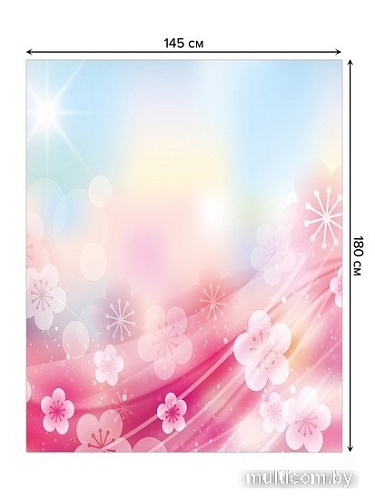 Скатерть JoyArty Шлейф цветов tcox_27534_180x145