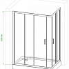 Душевой уголок Royal Bath RB9100HPD-T 100x90