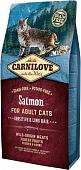 Корм для кошек Carnilove Adult Salmon Sensitive & Long Hair 6 кг