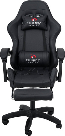 Игровое (геймерское) кресло Calviano 1584 (PU, черный)