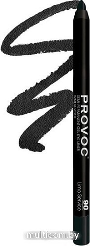 Карандаш для глаз Provoc Gel Eye Liner (тон 90 Limo Service)
