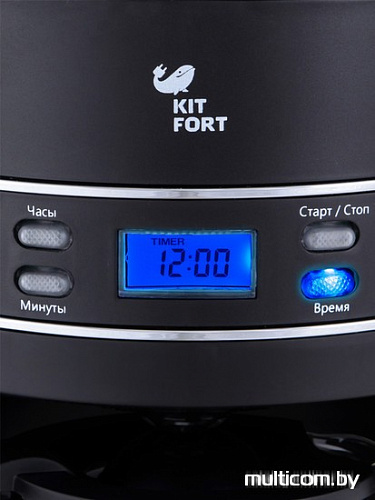 Капельная кофеварка Kitfort KT-704-2 (черный)