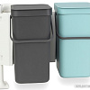 Brabantia Sort &amp; Go 2 x 12 л (мятный/серый)