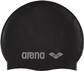 Шапочка для плавания ARENA Classic Silicone JR 91670 55 (black/silver)