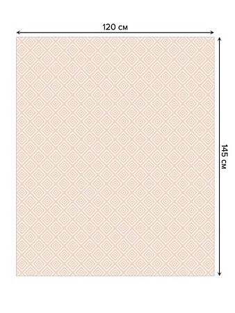 Скатерть JoyArty Полотно ромбов tcox_28284_120x145