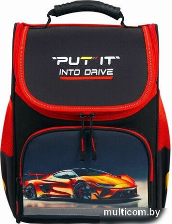 Школьный рюкзак Пифагор Basic. Cool wheels 272045