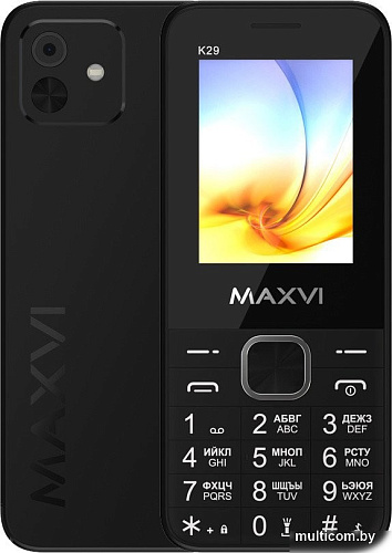 Телефон Maxvi K29 (черный)