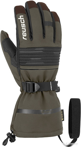 Горнолыжные перчатки Reusch Isidro Gtx Burnt 4901319-5499 (р-р 10, Olive/Dark Brown)