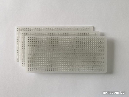 Массажный аппликатор Колючий врачеватель КВ-100Л (белый)