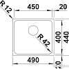 Кухонная мойка Blanco Solis 450-U 526120 (полированная)