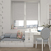 Рулонные шторы Legrand Гелакси 90x175 (серебро)