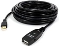 Удлинитель KS-IS KS-866-20 USB Type-A - USB Type-A (20 м, черный)