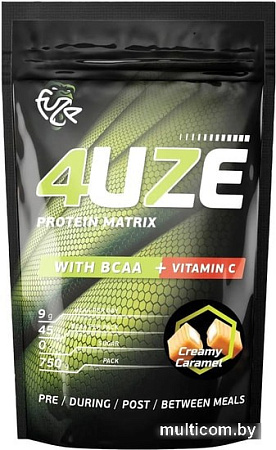 Протеин Pureprotein Fuze 4uze + BCAA (750г, сливочная карамель)