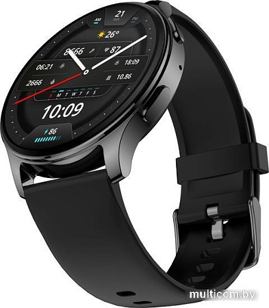 Умные часы Amazfit POP 3R (черный, с силиконовым ремешком)