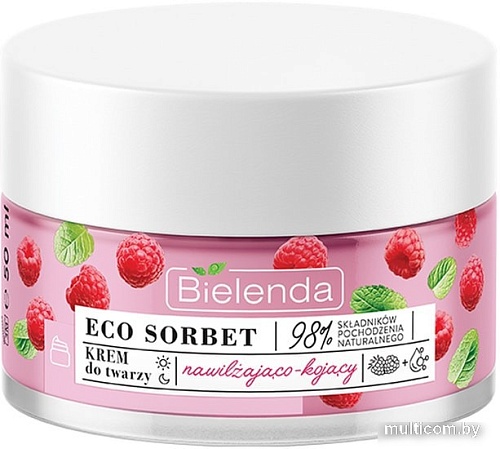 Косметика по уходу за лицом Bielenda Крем для лица Eco Sorbet Raspberry 50 мл