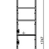 Эстет Шкаф-пенал Kare Luxe R 35x34x174.7 ФР-00006002