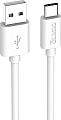 Кабель Olmio 038899 USB Type A - USB Type C (1 м, белый)