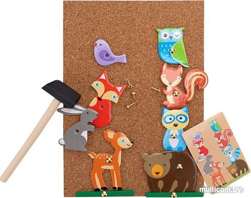 Конструктор/игрушка-конструктор Смородинка Лесные зверюшки 70-0715