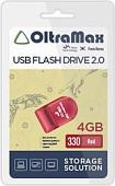 USB Flash OltraMax 330 4GB (красный)