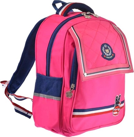 Школьный рюкзак Sun Eight SE-2696 (ярко-розовый/темно-синий)