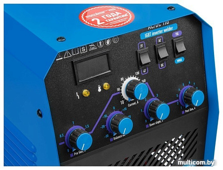 Сварочный инвертор Solaris TIG-220 AC/DC