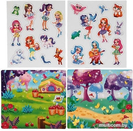 Магниты для магнитной доски Умные игры Лесные волшебницы. Волшебный лес 4680107925077