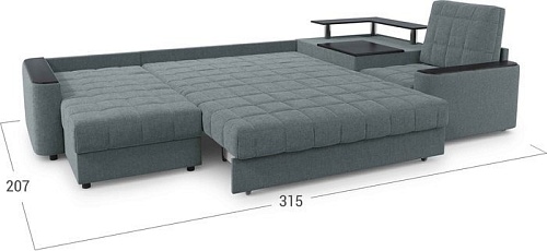 Угловой диван Moon Trade Даллас 018 003596 (правый, серый)