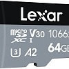 Карта памяти Lexar microSDXC LMS1066064G-BNANG 64GB (с адаптером)