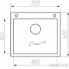 Кухонная мойка Tolero R-111 (серый)