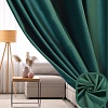 Комплект штор Soft Lines Бархат 9138-10 1.8x2.4 м (зеленый изумруд, 2 шт)